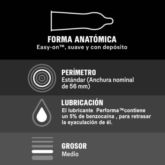 DUREX Kondomy Placer Prolongado 12