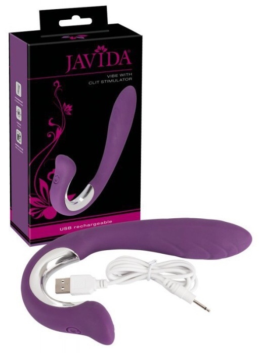 Javida Vibe with Clit Stimulator Javida Vibe with Clit Stimulator