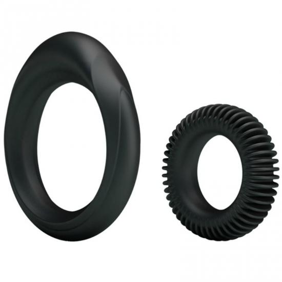 Kit 2 Rings Silicone Ring Manhood