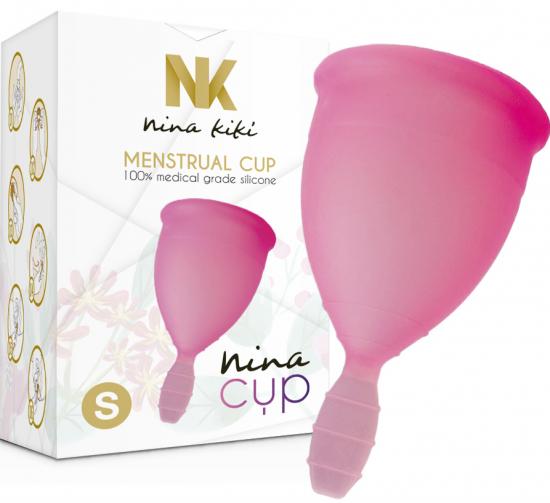 Nina Kikí Nina Cup Menstruační kalíšek Velikost S růžová