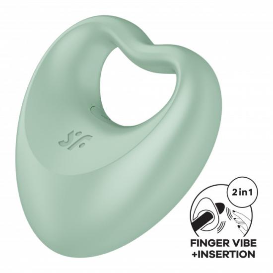Satisfyer Perfect Pair 3 prstový a vibrační erekční kroužek