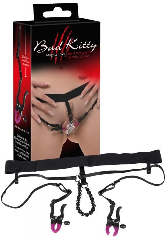 Bad Kitty String with Clamps