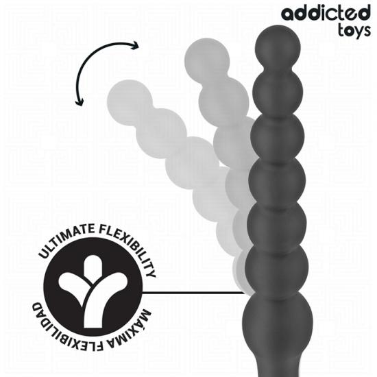 Addicted Toys Double Anal Massager Silicone (24 cm), anální stimulátor