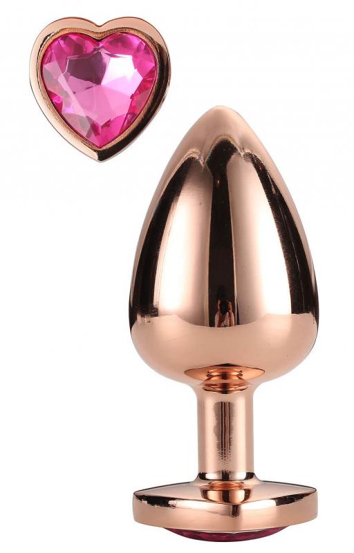 Dream Toys Gleaming Love Plug Rose Gold Medium