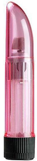 Crystal Clear Vibrator Pink