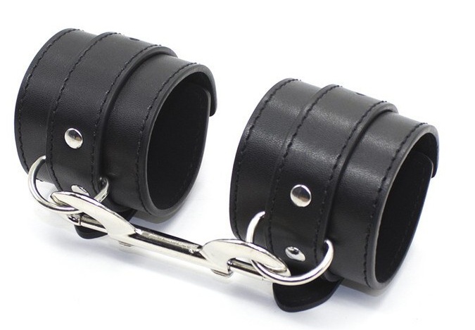 Faux Leather Handcuffs