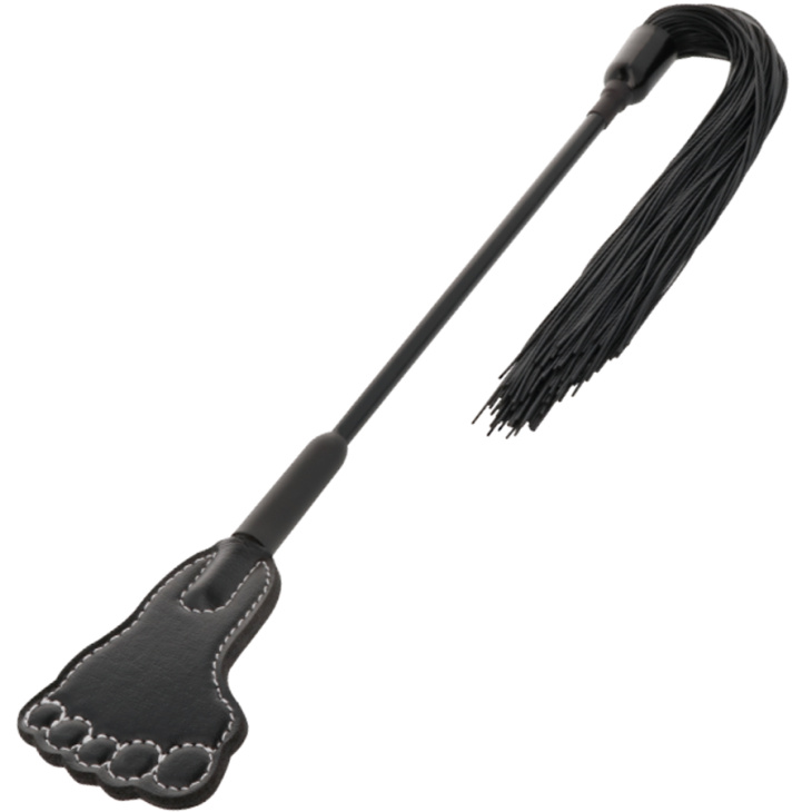 Darkness Crop Flogger Black Fetish