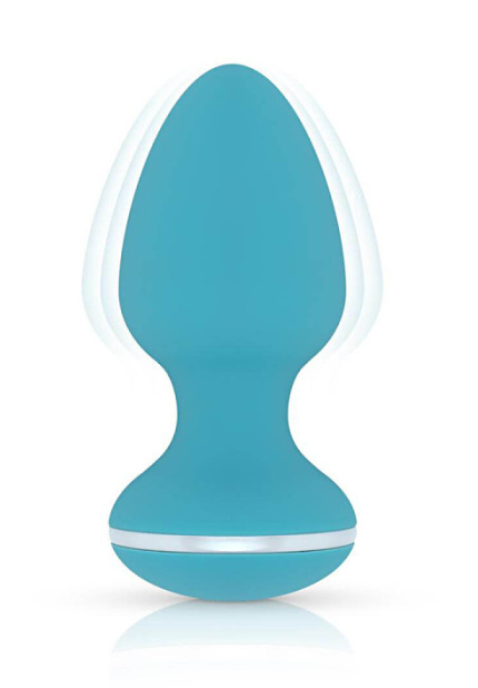 Cala Azul Blanca Vibrating Anal Plug