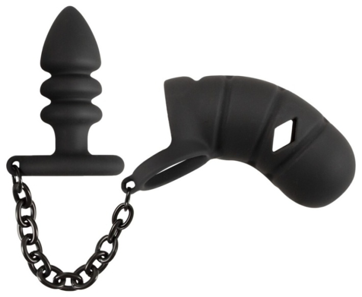 Black Velvets Cock cage with