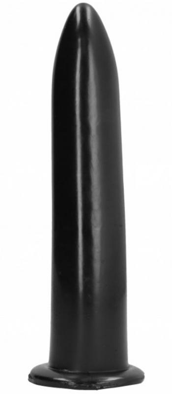 All Black Dildo 20 cm, dlouhý anální/vaginální kolík s průměrem 3,6 cm