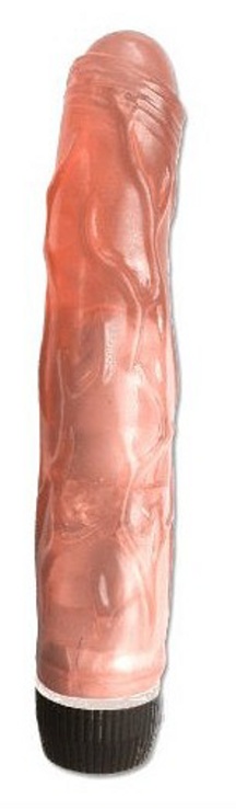 Flexi Veined Jelly Vibrator Pink