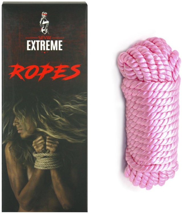 Bondage Silk Rope 5m - Pink