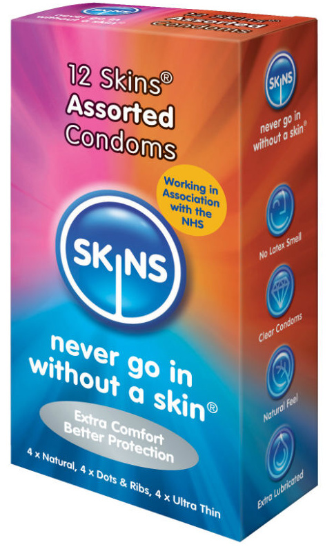 Skins Condoms Assorted 12 Pack