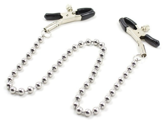 Beaded Chain Nipple Clamps