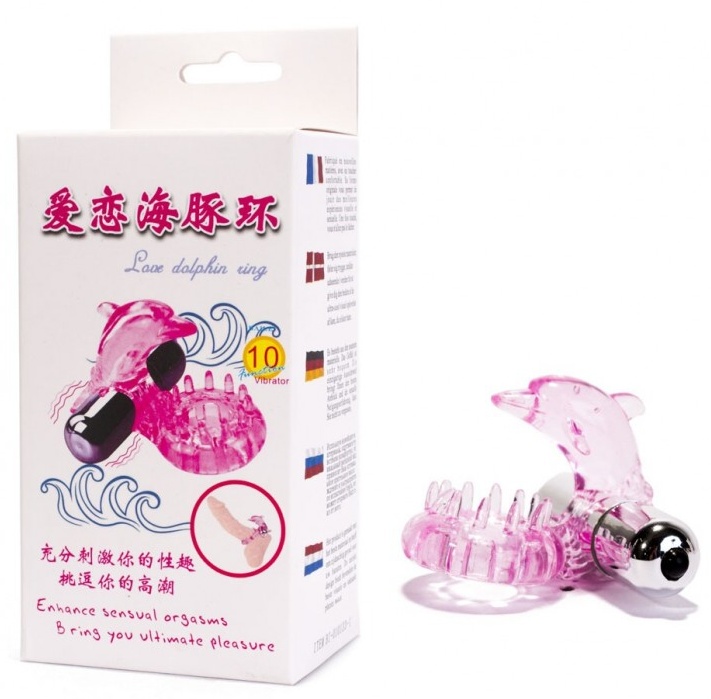 Cock Ring with Bullet vibrator Pink