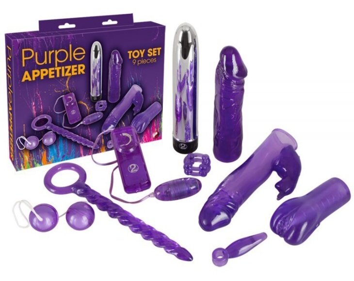 You2Toys Purple Appetizer 9 pcs set