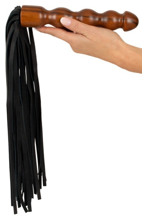 Leather Flogger Wood ZADO