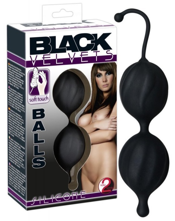 Black Velvets Balls Silicone