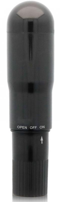 Glossy Pocket Vibrator Black