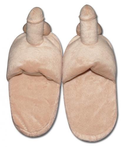 Plyšové pantofle s penisy Slippers Penis