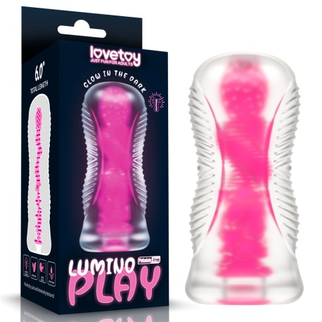 LoveToy Lumino Play Masturbator 6.0&quot; Pink Glow