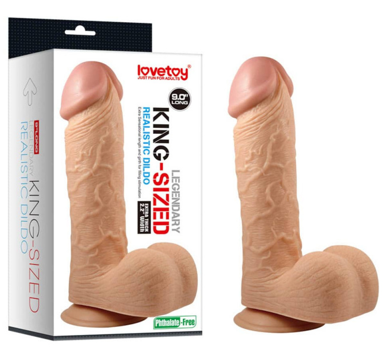 LOVETOY Legendary King-Sized Realistic 9