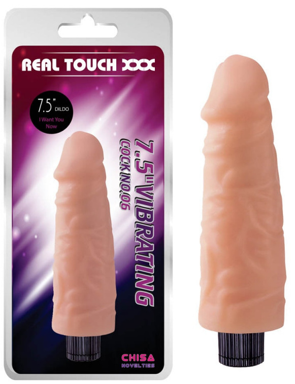Real Touch XXX 7.5\'\' Vibrating Cock No.