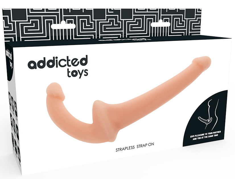 Addicted Toys Strapless Strapon Flesh