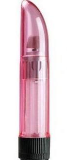 Crystal Clear Vibrator Pink