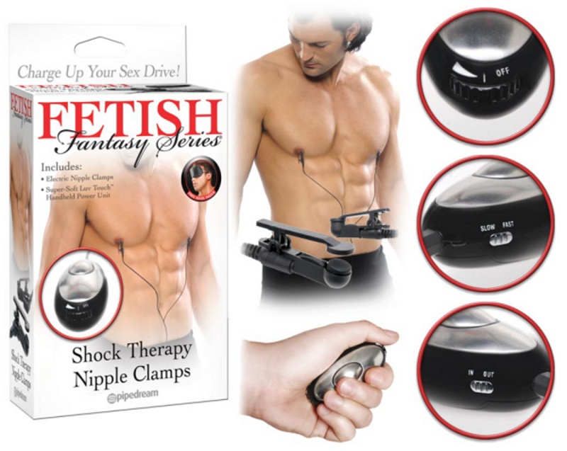 Fetish Fantasy Shock Therapy Nipple Clamps