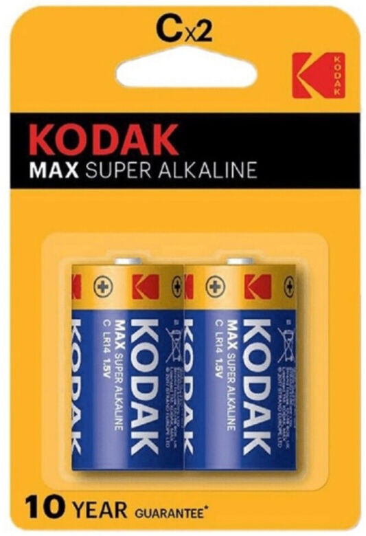 Kodak Max Alkaline Battery C LR14 2ks