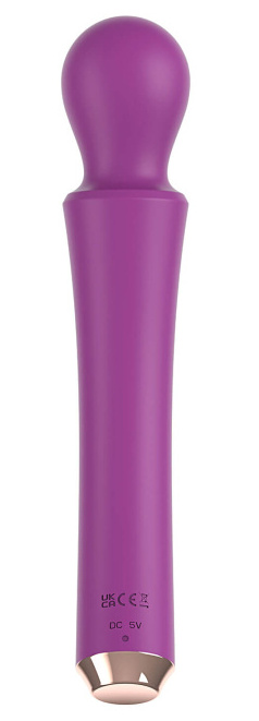 Ergonomický masážní vibrátor XoCoon Wand fialový