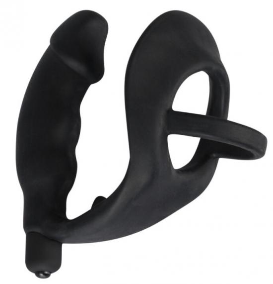Black Velvets Cock Ring with Vibration Black Velvets Cock Ring with Vibration