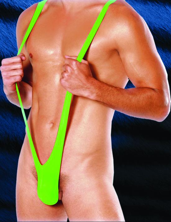 BLUE LINE Mankini Neon grün BLUE LINE Mankini Neon grün