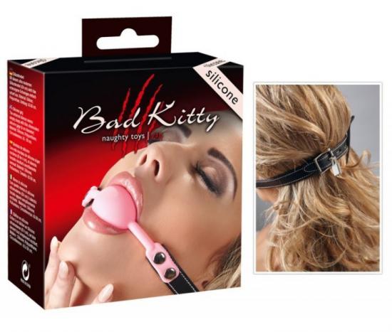 Bad Kitty Cuffs with Gag Ball