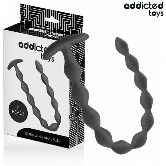 Addicted Toys Extra Long Silicone Anal Plug, extra dlouhá anální hračka