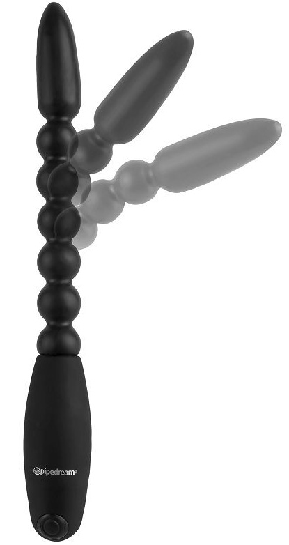 Anal Fantasy - FLEXA - Flexibilní vibrační anální extra stimulační vibrátor 18 x 2,5 cm.