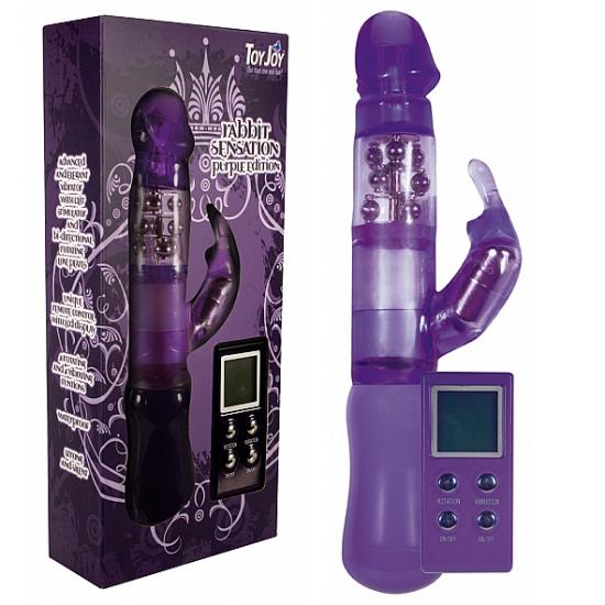 RABBIT SENSATION VIBR.REMOTE PURPLE