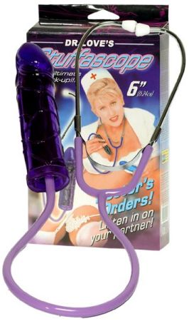 DR.LOVE'S STUFFASCOPE 6'PURP DR.LOVE'S STUFFASCOPE 6'PURP