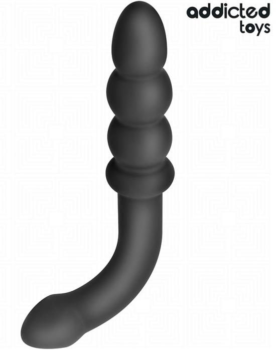 Addicted Toys Double Anal Massager Silicone (16.5 cm), dvojitý anální masér