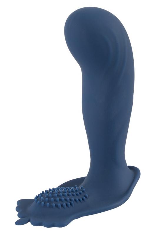 Kolík anální You2Toys Vibrating Butt Plug with nubs blue