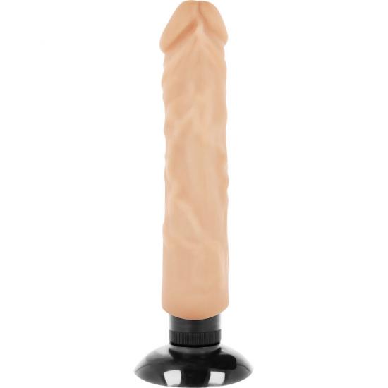 Basecock Realistic Vibrator 2-1 Flesh 20cm