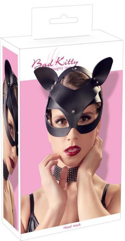 Bad Kitty Cat Mask Rhinestones