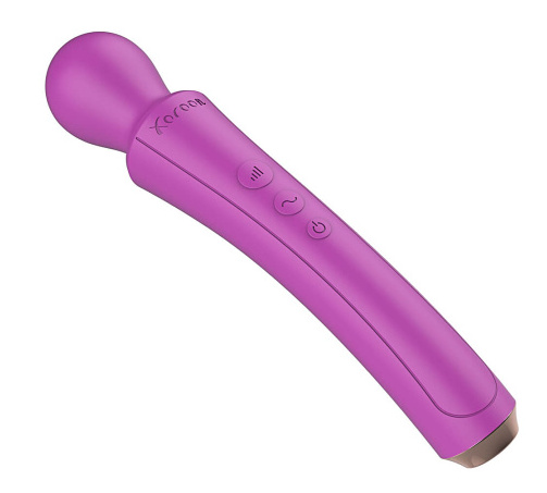 Ergonomický masážní vibrátor XoCoon Wand fialový