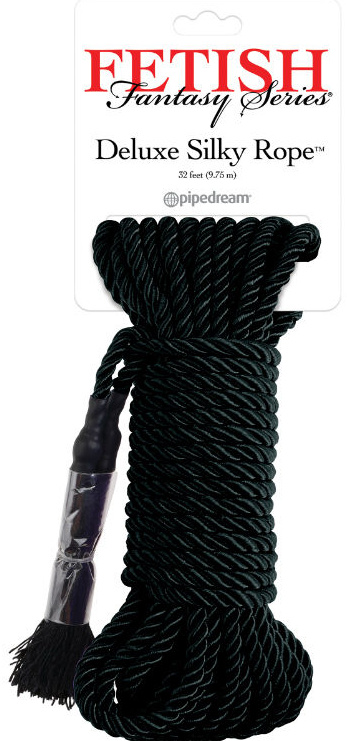 Fetish Fantasy Series Deluxe Silk Rope Black