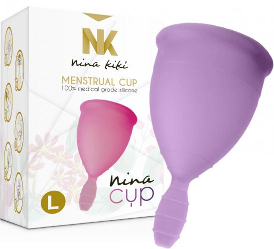 Nina Kikí Nina Cup Menstruační kalíšek L fialová Nina Kikí Nina Cup Menstruační kalíšek L fialová