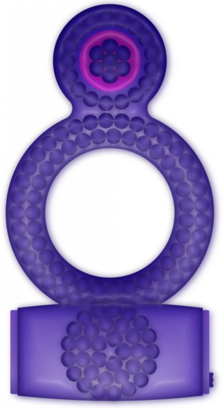 Casual Ring Vibrating Double Pleasure Purple Casual Ring Vibrating Double Pleasure Purple