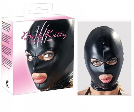 Bad Kitty Maska na obličej Kopfmaske schwarz Bad Kitty Maska na obličej Kopfmaske schwarz