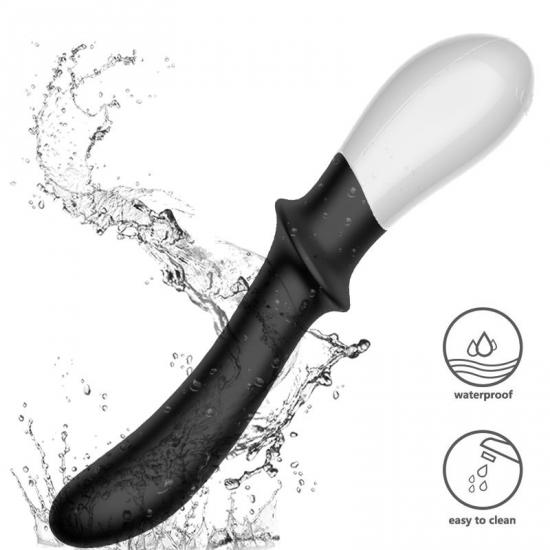 Boss Series Silicone G Spot Massager 10 - Vibrátor na bod G s funkcí vyhřívání Czarny