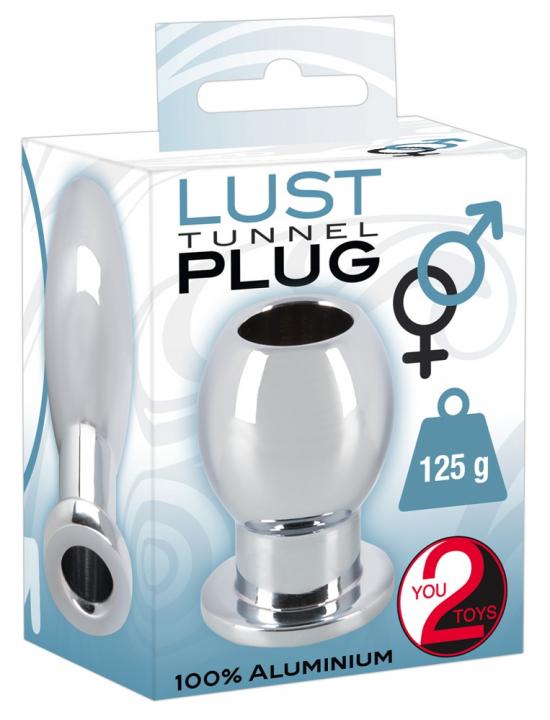 Lust Tunnel duté hlinikové anální dildo na rozšiřování